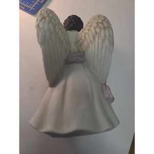 Homco Home Interiors Porcelain Figurine Angel w/ Mandolin 8867  6" Tall